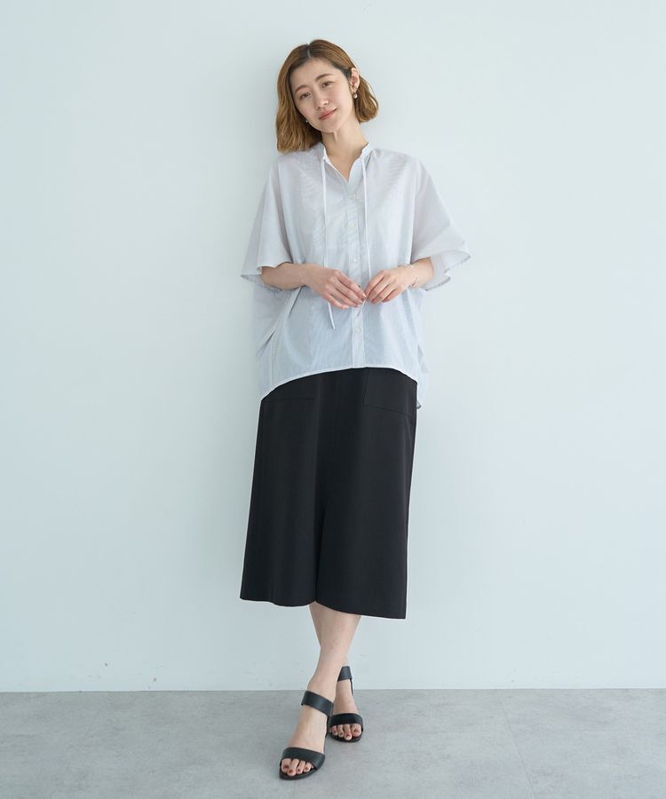 YECCA VECCA「スキッパーコクーンシャツ」|シャツ・ブラウス|