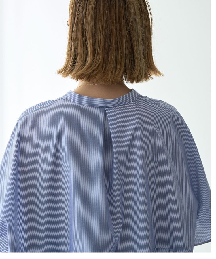 YECCA VECCA「スキッパーコクーンシャツ」|シャツ・ブラウス|