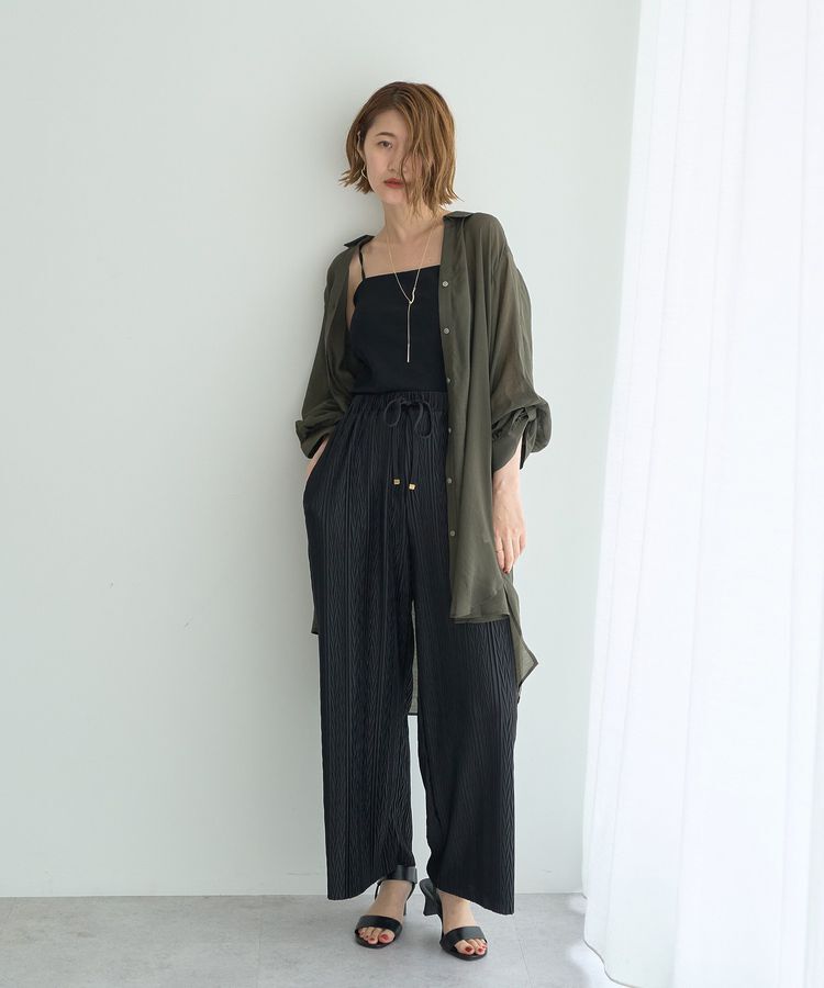 YECCA VECCA「MIXプリーツパンツ」|その他|