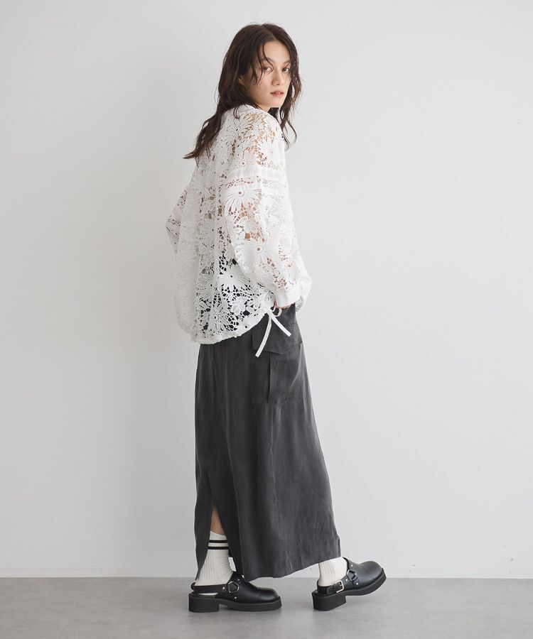 GARAGE OF GOOD CLOTHING「ライン入レースブラウス4」|シャツ・ブラウス|