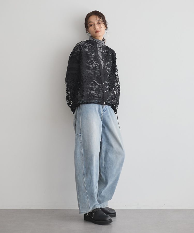 GARAGE OF GOOD CLOTHING「ライン入レースブラウス4」|シャツ・ブラウス|