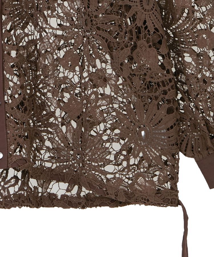 GARAGE OF GOOD CLOTHING「ライン入レースブラウス4」|シャツ・ブラウス|