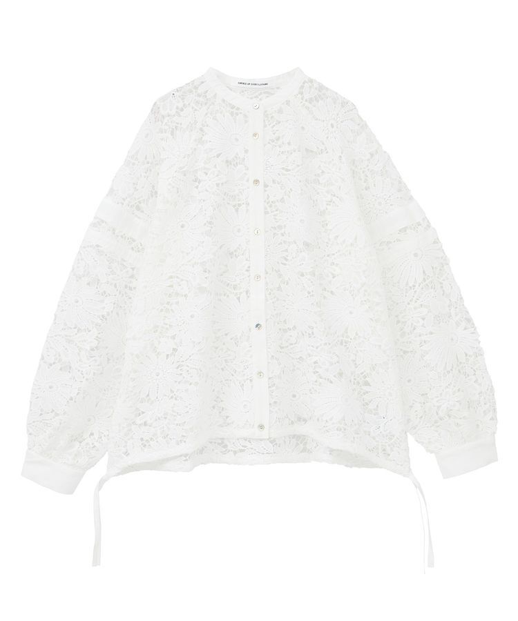 GARAGE OF GOOD CLOTHING「ライン入レースブラウス4」|シャツ・ブラウス|