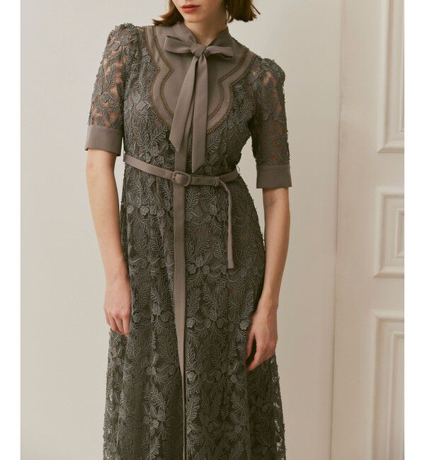 LOULOU WILLOUGHBY「【LOULOU WILLOUGHBY】チュールレースワンピース」|ワンピース|