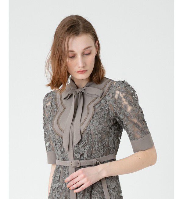 LOULOU WILLOUGHBY「【LOULOU WILLOUGHBY】チュールレースワンピース」|ワンピース|