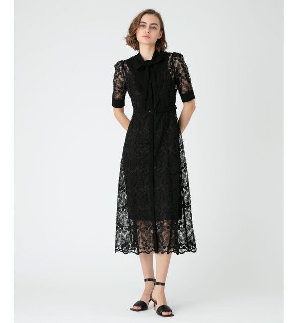 LOULOU WILLOUGHBY「【LOULOU WILLOUGHBY】チュールレースワンピース」|ワンピース|