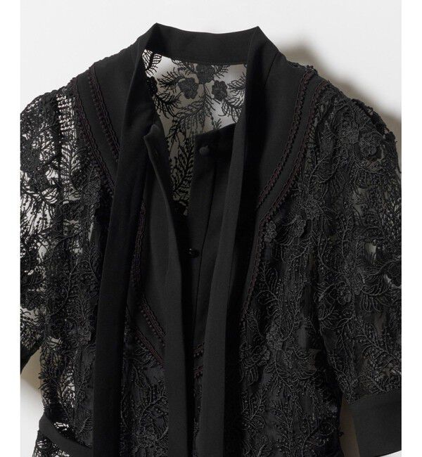 LOULOU WILLOUGHBY「【LOULOU WILLOUGHBY】チュールレースワンピース」|ワンピース|