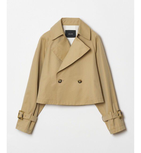 allureville「ショートトレンチコート」|トレンチコート|