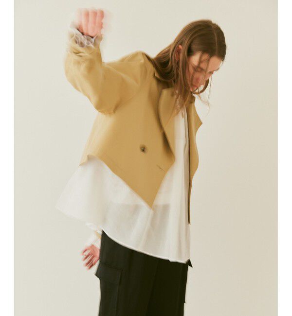 allureville「ショートトレンチコート」|トレンチコート|