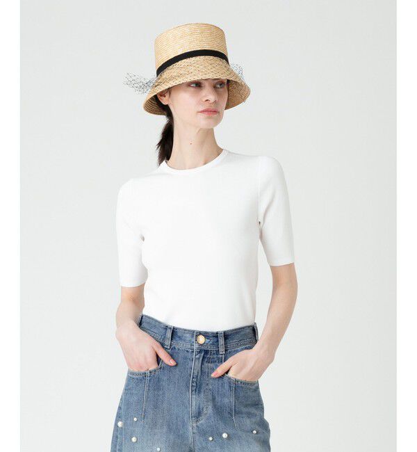 LOULOU WILLOUGHBY「【LOULOU WILLOUGHBY】ソウバリクルー5分袖プルオーバー」|その他|