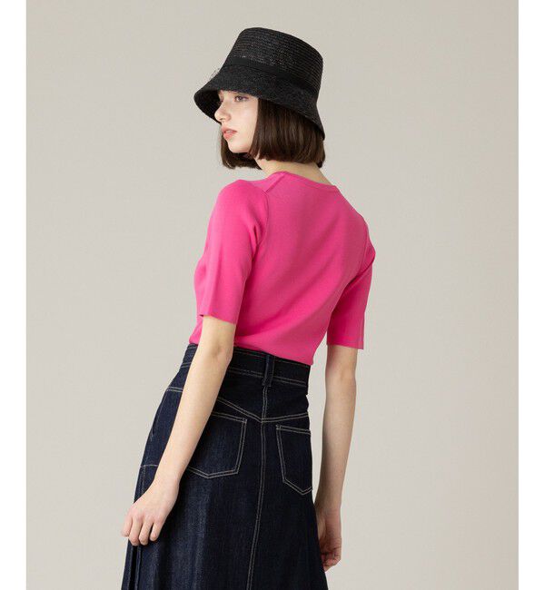 LOULOU WILLOUGHBY「【LOULOU WILLOUGHBY】ソウバリクルー5分袖プルオーバー」|その他|