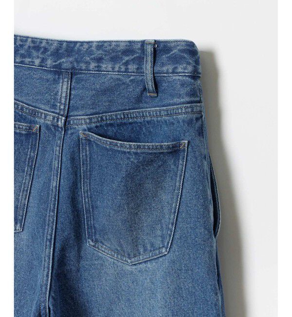 allureville「デニムフリンジヘムオーバルパンツ」|デニム|