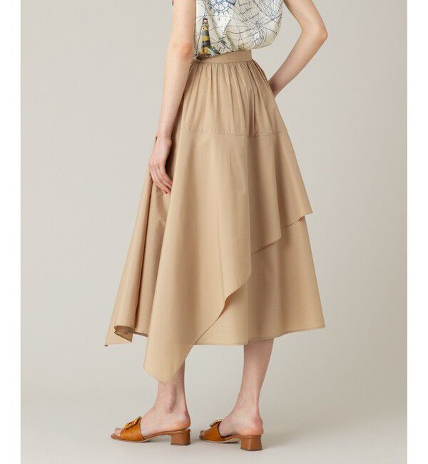 LOULOU WILLOUGHBY「【LOULOU WILLOUGHBY】イレギュラーラッフルスカート」|フレア|