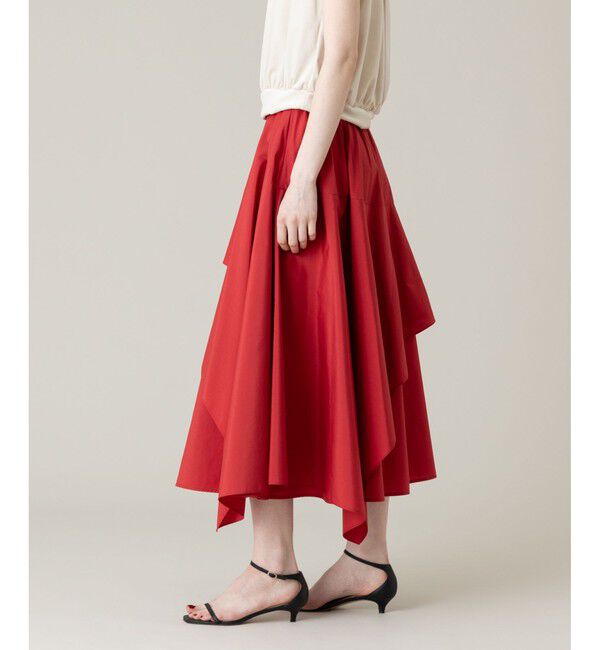 LOULOU WILLOUGHBY「【LOULOU WILLOUGHBY】イレギュラーラッフルスカート」|フレア|