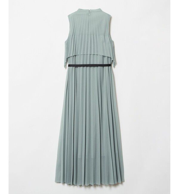 allureville「オーガンジートリコットプリーツワンピース」|ワンピース|