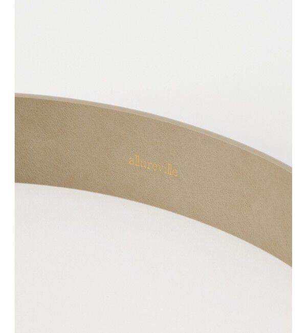 allureville「ワイドヌバックベルト」|ベルト|