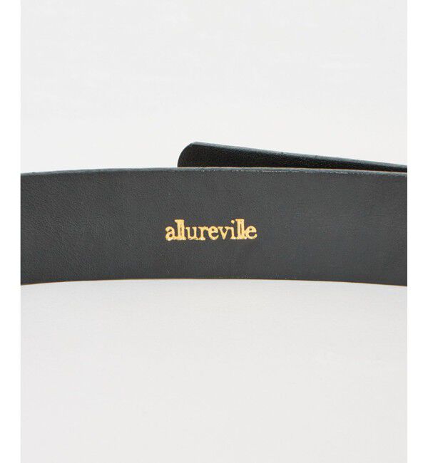 allureville「カウレザーガチャベルト」|ベルト|