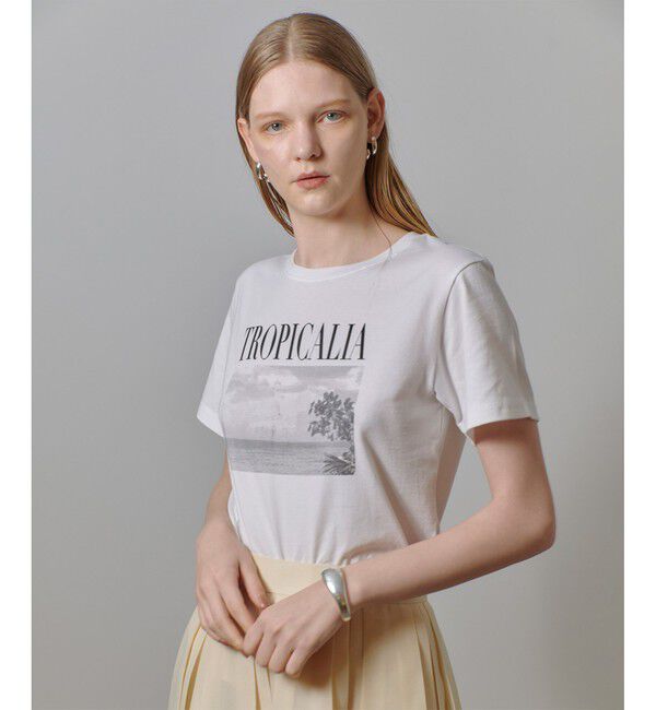 allureville「モノトーンフォトグラフT」|Tシャツ・カットソー|