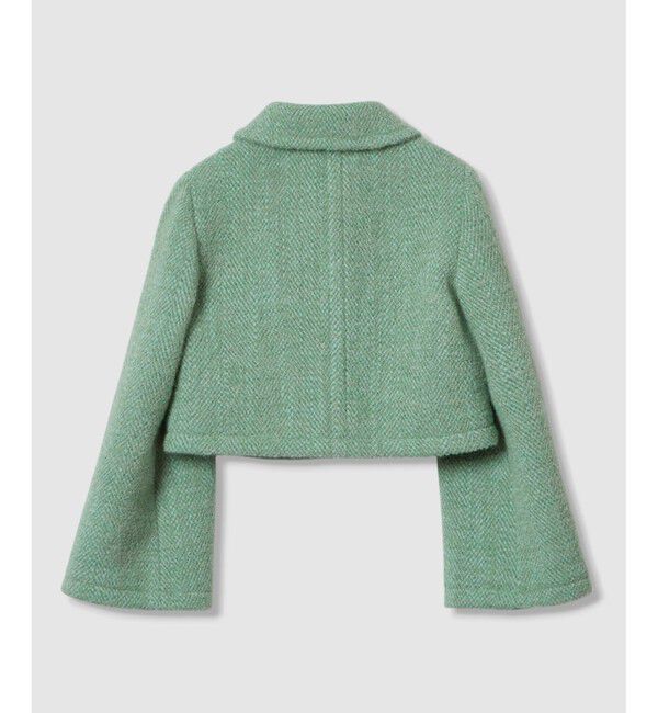 LOULOU WILLOUGHBY「【LOULOU WILLOUGHBY】BONOTTOステンカラージャケット」|ブルゾン・スタジャン|