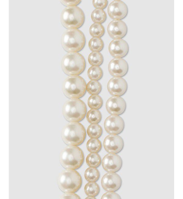 allureville「3連パールネックレス」|ネックレス|