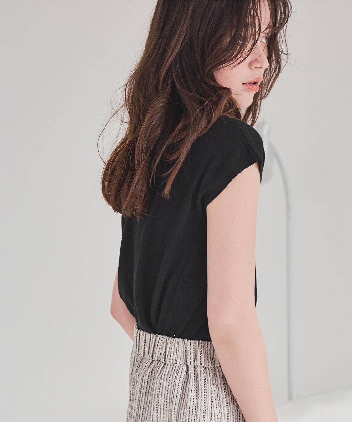 titivate「ベーシックフレンチスリーブライトニット」|ニット・セーター|