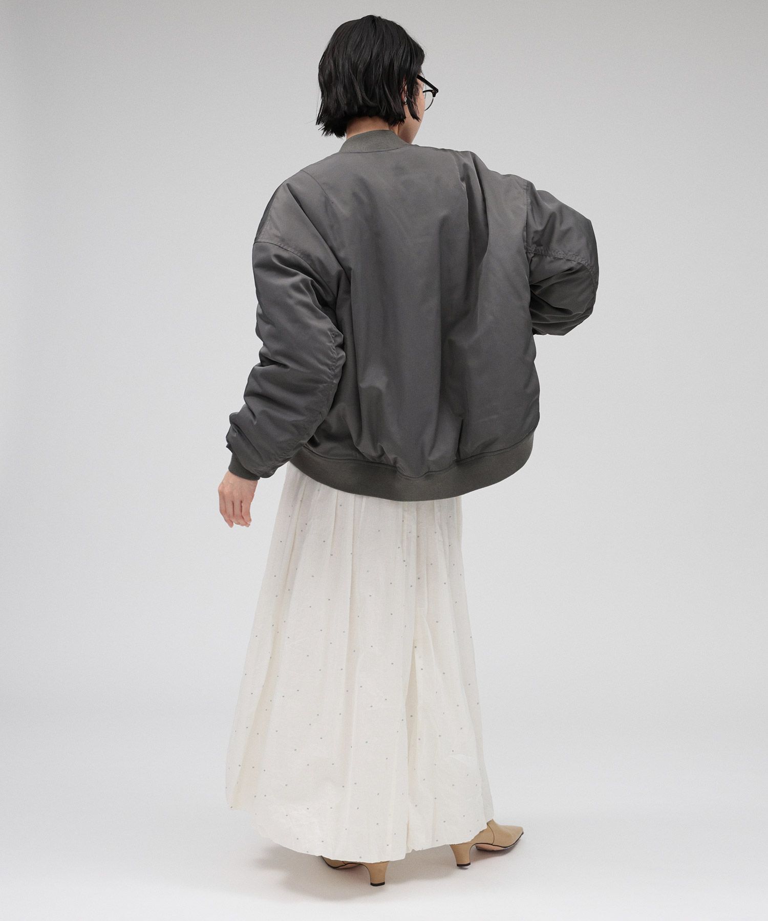 BABYLONE「ショートMA-1」|ブルゾン・スタジャン|