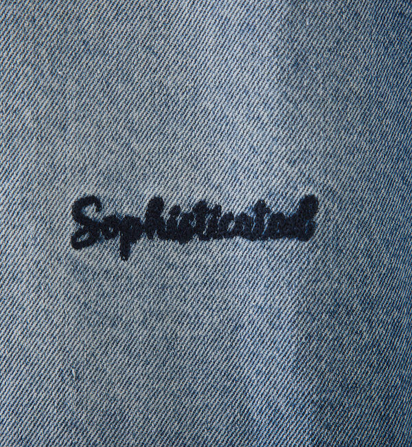  「【年間総売上１位！】ヴィンテージライクデニムバンドカラーシャツ」|シャツ・ブラウス|