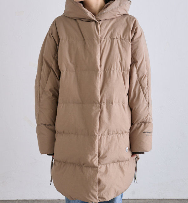  「【軽くて暖かいが叶う♪】フレンチダックダウンフードコート」|ダウン|