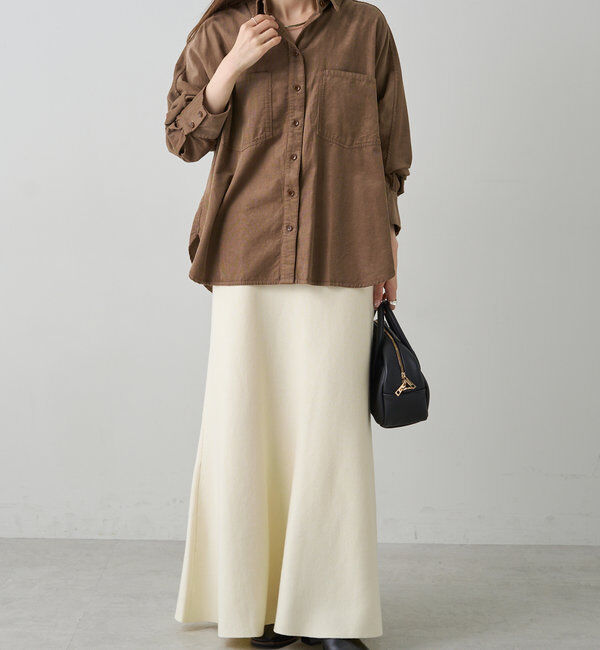  「ミラノリブニットスカート」|スカート|