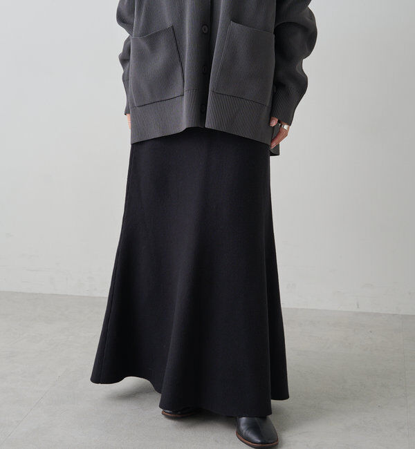  「ミラノリブニットスカート」|スカート|