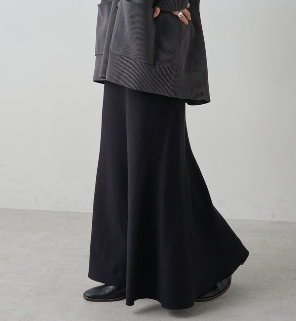  「ミラノリブニットスカート」|スカート|