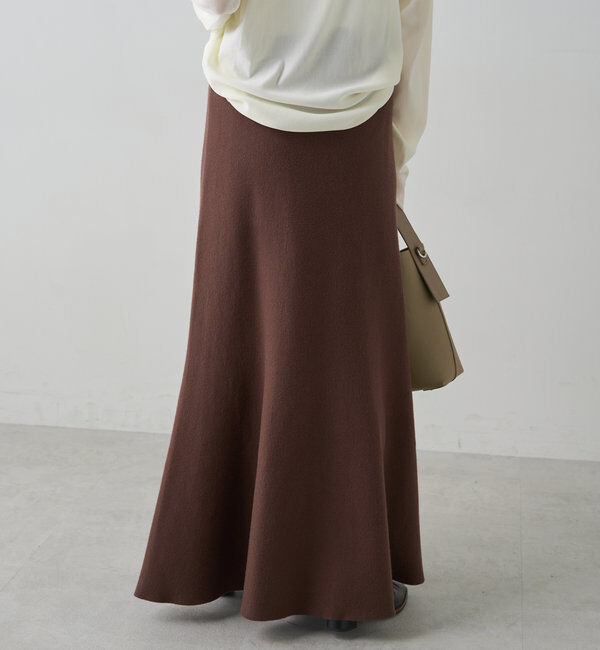  「ミラノリブニットスカート」|スカート|
