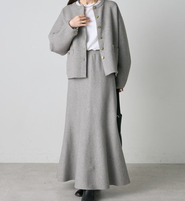  「ミラノリブニットスカート」|スカート|