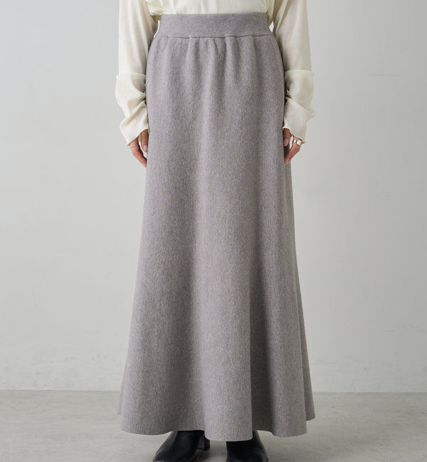  「ミラノリブニットスカート」|スカート|