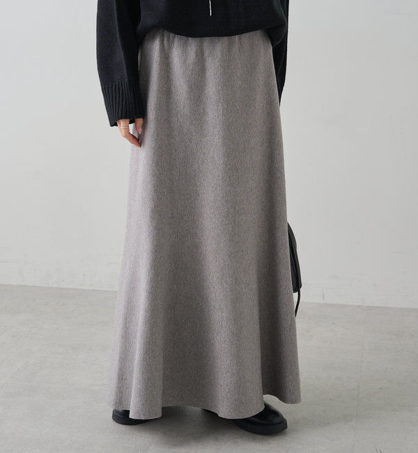  「ミラノリブニットスカート」|スカート|