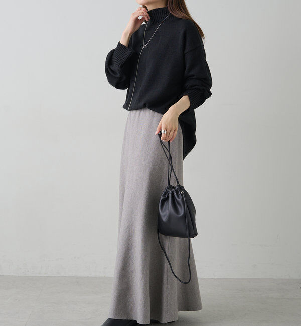  「ミラノリブニットスカート」|スカート|