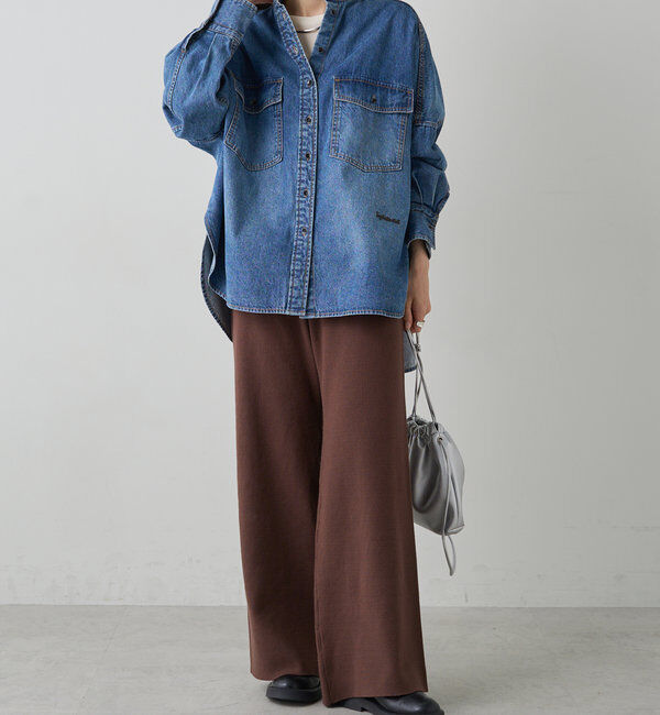  「ミラノリブニットフレアパンツ」|その他|