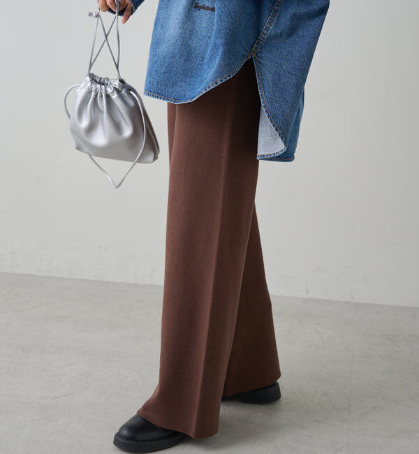  「ミラノリブニットフレアパンツ」|その他|