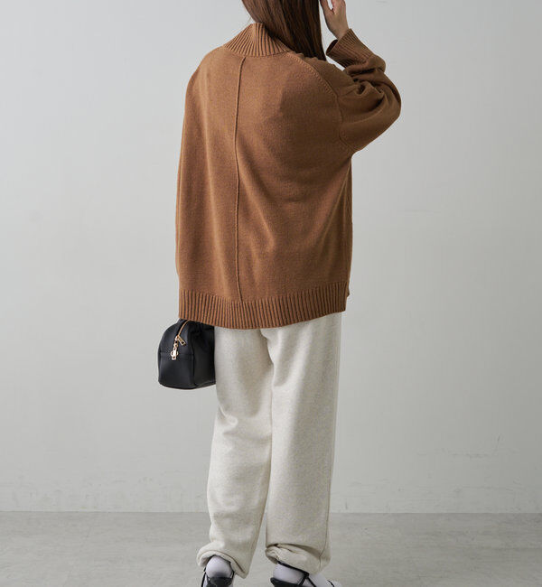  「【手洗いOK】ハンドウォッシャブルハイネックニット」|ニット・セーター|