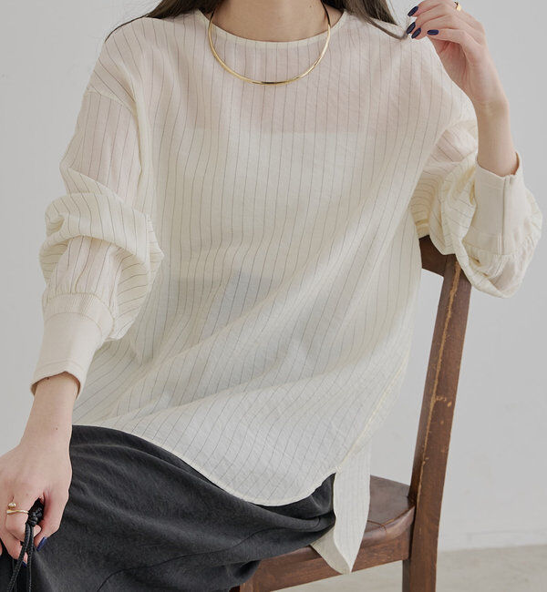  「【新色登場】レイヤードプルオーバーブラウス」|プルオーバー|