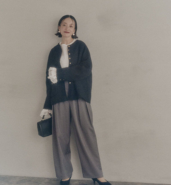  「フレア袖口レースブラウス」|プルオーバー|