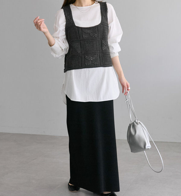  「すかし編みニットビスチェ」|ニット・セーター|