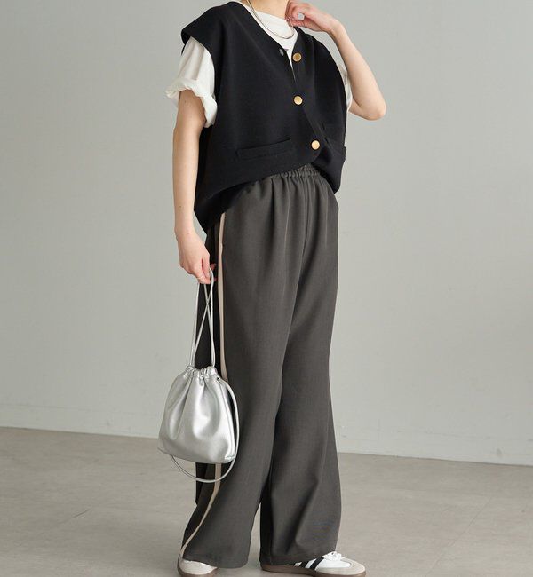  「【Du noir】ニットジレベスト」|ニット・セーター|