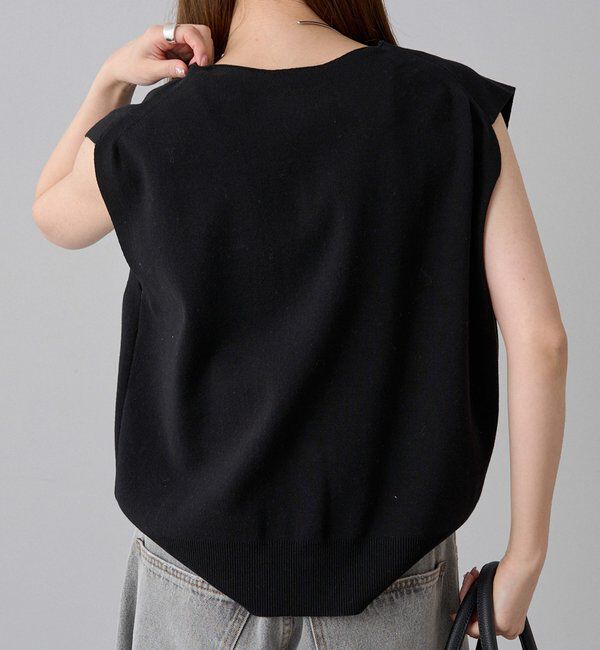  「【Du noir】ニットジレベスト」|ニット・セーター|