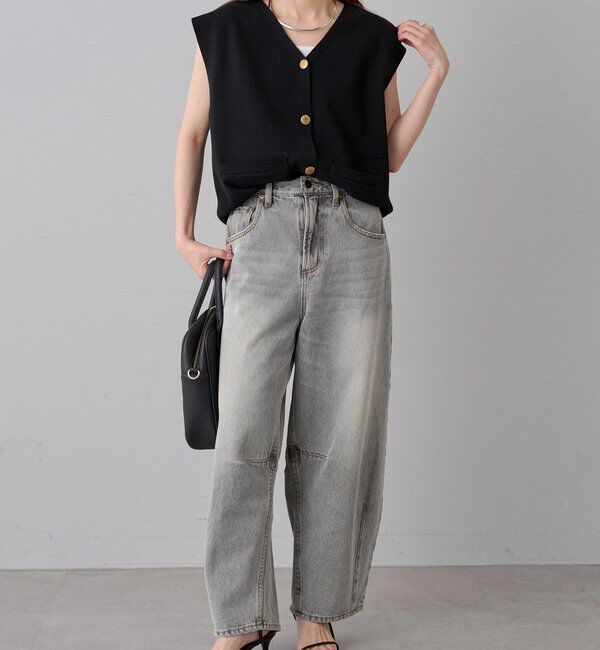  「【Du noir】ニットジレベスト」|ニット・セーター|