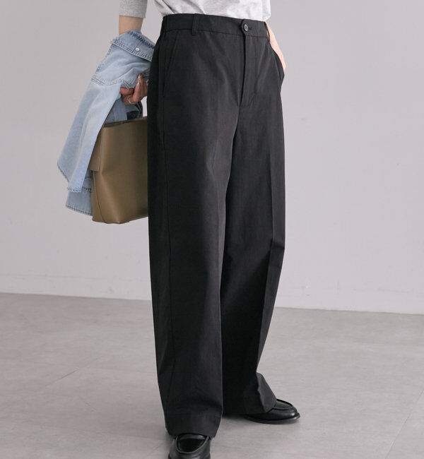  「高密度ツイルセンタープレスパンツ」|その他|