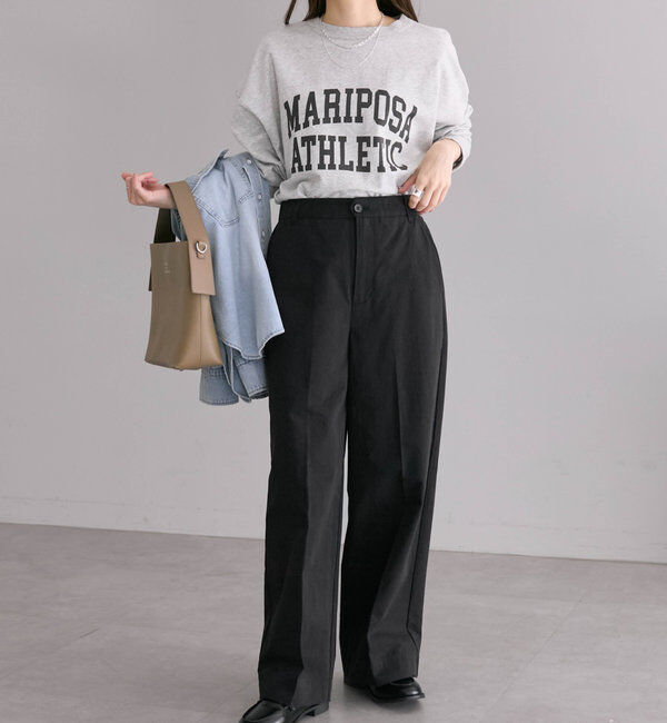  「高密度ツイルセンタープレスパンツ」|その他|