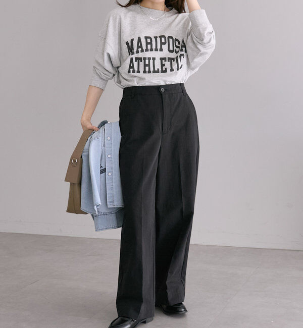  「高密度ツイルセンタープレスパンツ」|その他|