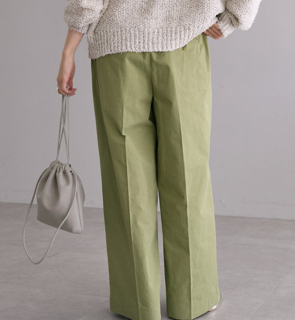  「高密度ツイルセンタープレスパンツ」|その他|