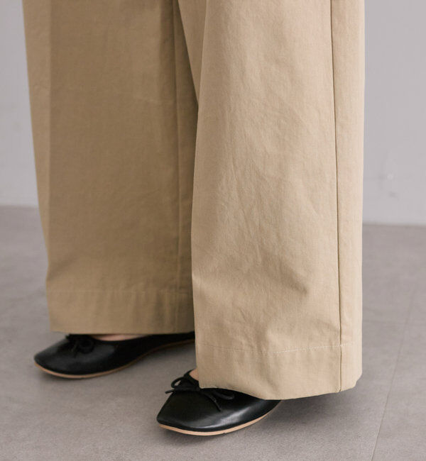  「高密度ツイルセンタープレスパンツ」|その他|